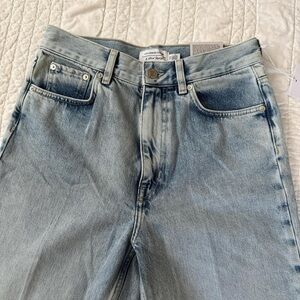 & Other Stories Faded Blue Straight Jeans